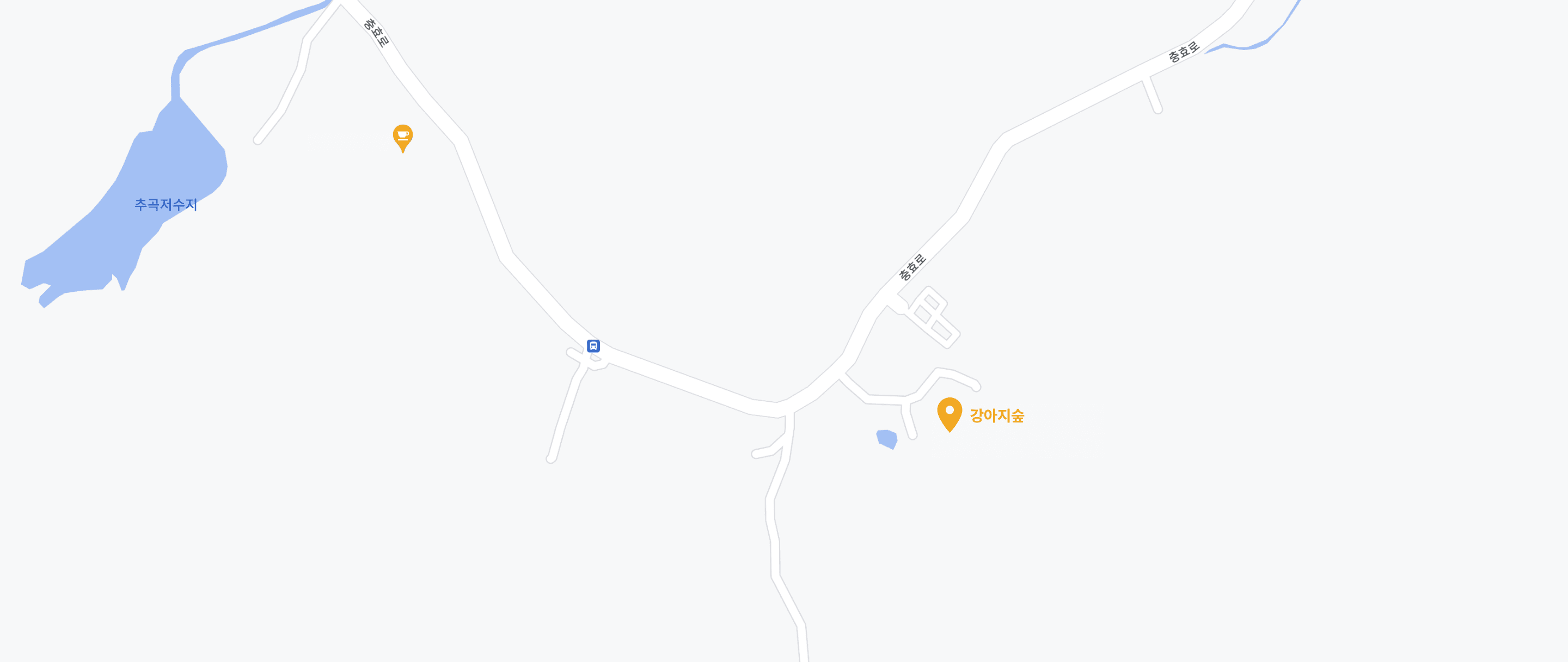 강아지숲 지도